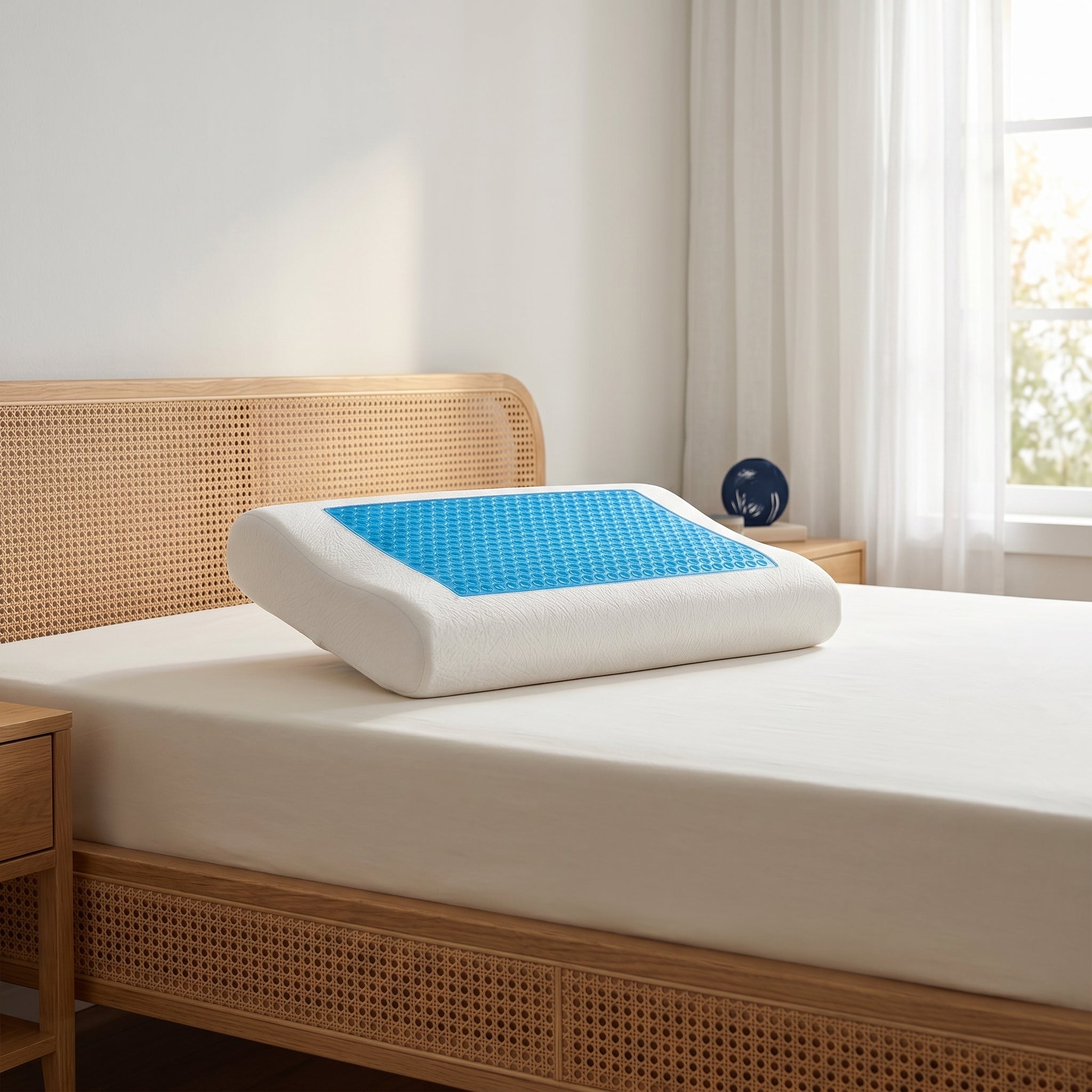 Wave Memory Foam Pillow Gel