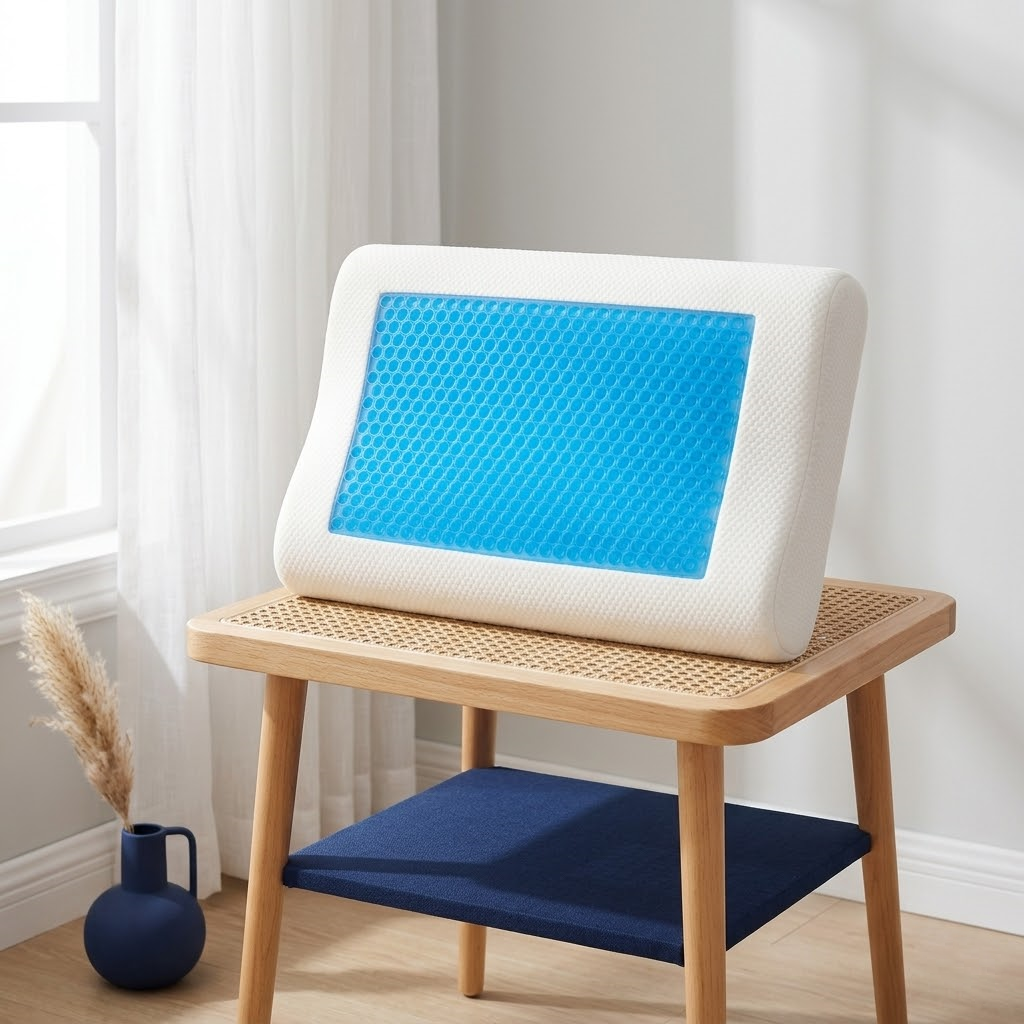 Wave Memory Foam Pillow Gel